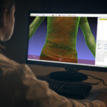 Tchenician studing the mesh of a man figure in a computer - MOVE4D