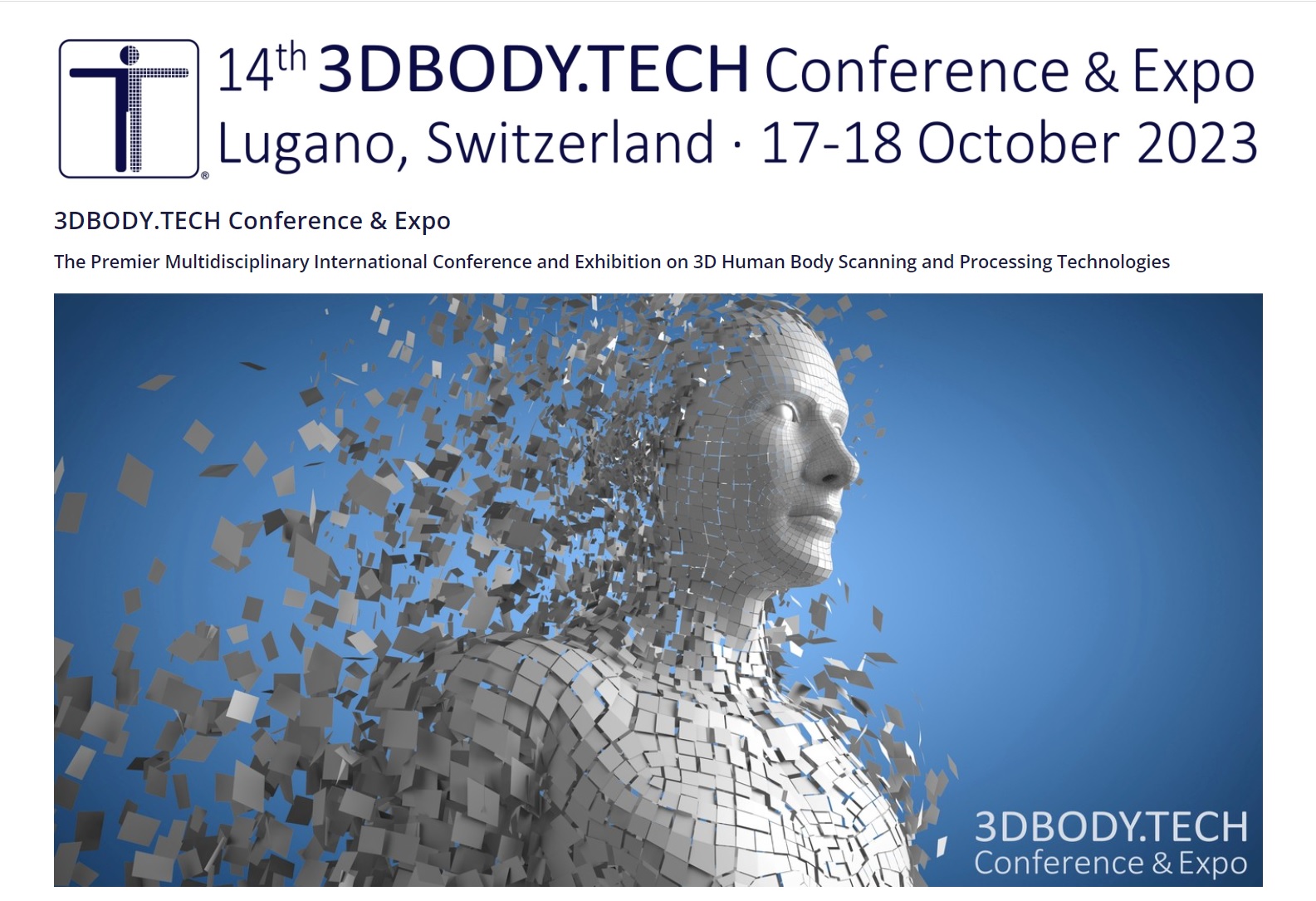 14th 3DBody.Tech Conference official poster