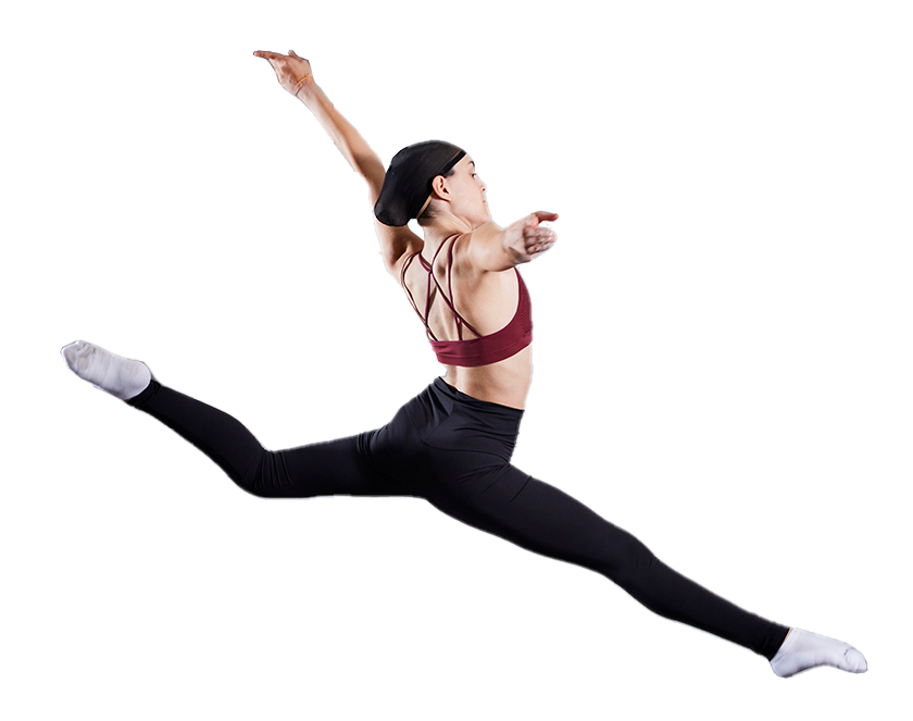 Bailarina saltando - MOVE4D escáner corporal dinámico