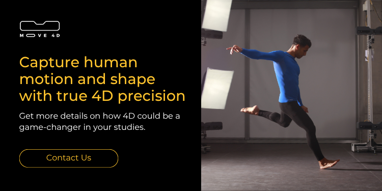 Capture human motion and shape with true 4D precision - MOVE4D